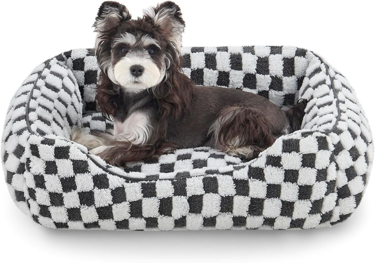 Dog Beds -Cute Cat Beds for Indoor Cats Calming Pet Beds