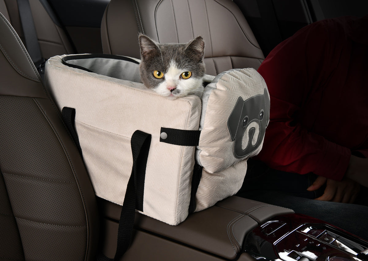Pet Car Booster Seat & Cats - Safe Travel Carrier Bed
