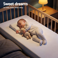 Baby Cot Mattress — 11cm Breathable Foam with Washable Tencel Cover