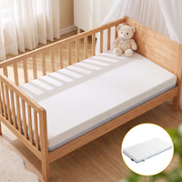 Baby Cot Mattress — 11cm Breathable Foam with Washable Tencel Cover
