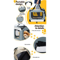 i.Pet Soft Travel Crate 90 x 61cm — 2XL