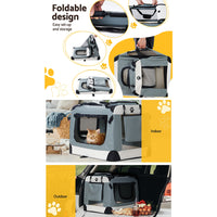 i.Pet Soft Travel Crate 90 x 61cm — 2XL