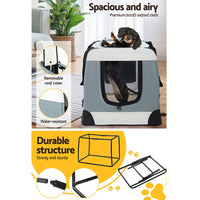 i.Pet Soft Travel Crate 70 x 52cm — Large