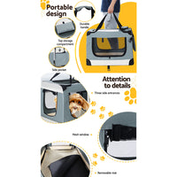 i.Pet Soft Travel Crate 70 x 52cm — Large
