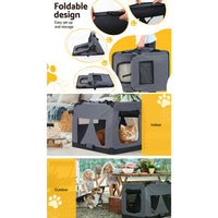 i.Pet Soft Travel Crate 82 x 58cm — XL