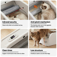 i.Pet Self-Cleaning Litter Box 5L — App Control, White
