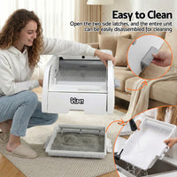 i.Pet Self-Cleaning Litter Box 5L — App Control, White