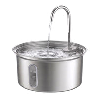 i.Pet Stainless Steel Cat Water Fountain 3.2L