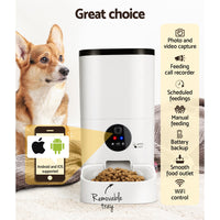 I.Pet Automatic Pet Feeder Wifi Camera Dog Cat Smart Food