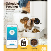 I.Pet Automatic Pet Feeder Wifi Camera Dog Cat Smart Food