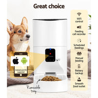 I.Pet Automatic Pet Feeder Wifi Auto Dog Cat Feeder Smart Food