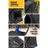 i.Pet Foldable Pet Stroller — 3 Wheels, Large