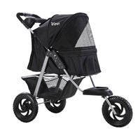 i.Pet Foldable Pet Stroller — 3 Wheels, Travel