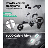 i.Pet Foldable Pet Stroller — 3 Wheels, Travel