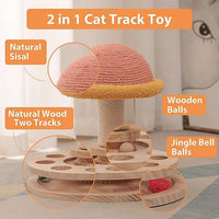 Cat Scratching Post Playhouse 32cm — Multi-colour