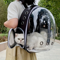 Space Capsule Pet Backpack — Clear Window, Breathable