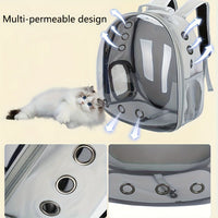 Space Capsule Pet Backpack — Clear Window, Breathable