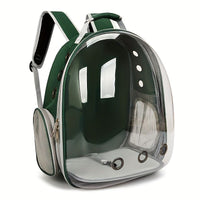 Space Capsule Pet Backpack — Clear Window, Breathable