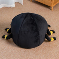 Spider Cave Cat Bed — Black, Washable Cushion