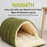 Monster Cave Cat Bed 30cm — Black
