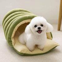 Monster Cave Cat Bed 43cm — Blue