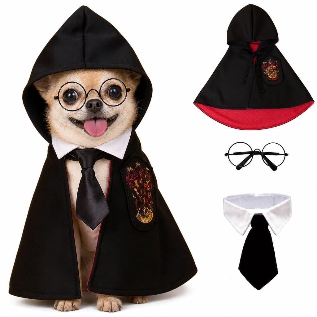 Halloween Pet Costume Dog Wizard Costume Cat Wizard Costume