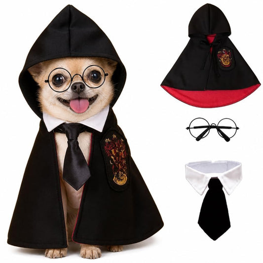 Halloween Pet Costume Dog Wizard Costume Cat Wizard Costume