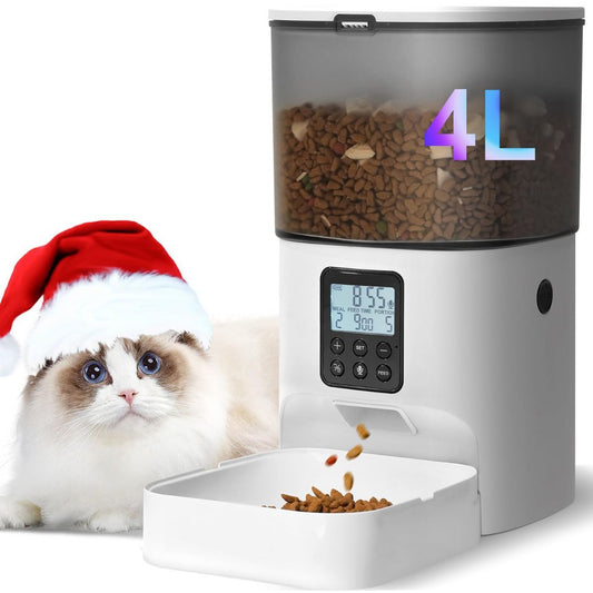 Programmable Automatic Cat Feeder 4L