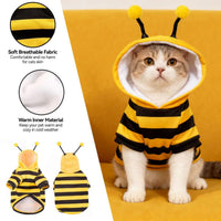 Bumblebee Cat Costume for Sphynx & Small Dogs