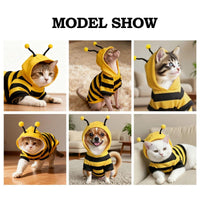 Bumblebee Cat Costume for Sphynx & Small Dogs