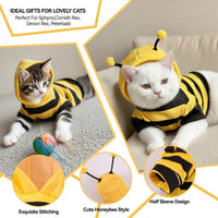 Bumblebee Cat Costume for Sphynx & Small Dogs