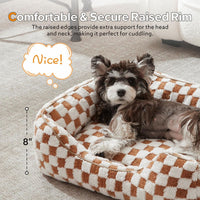 Dog Beds -Cute Cat Beds for Indoor Cats Calming Pet Beds