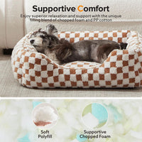 Dog Beds -Cute Cat Beds for Indoor Cats Calming Pet Beds