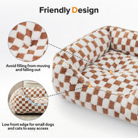 Dog Beds -Cute Cat Beds for Indoor Cats Calming Pet Beds