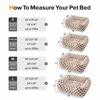 Dog Beds -Cute Cat Beds for Indoor Cats Calming Pet Beds