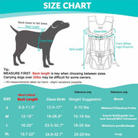Dog Harness Storage Bags Dog Outdoor Gear - Black