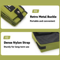 Foldable Travel Litter Box — Waterproof, Green