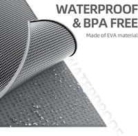 Double-Layer Litter Mat — Honeycomb, Grey