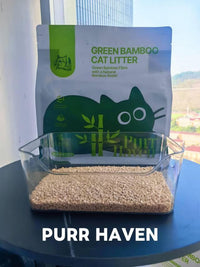 Purr Haven Bamboo Cat Litter — Carton of 6 x 2.5kg