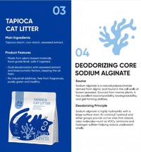 Purr Haven Tapioca Cat Litter — 3 x 2.5kg
