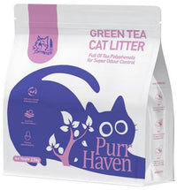 Purr Haven Green Tea Cat Litter — Carton of 6 x 2.5kg