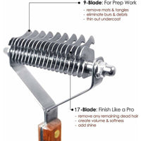 Double-Sided Undercoat Rake & Dematting Comb
