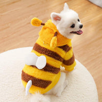 Dog Coat - Fleece Hoodie - Autumn and Winter Dog Clothes