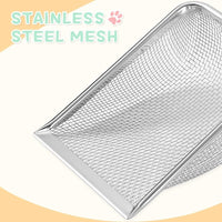 Stainless Steel Litter Scoop — 5mm Slots