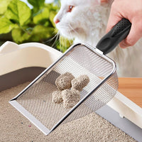 Stainless Steel Litter Scoop — 5mm Slots