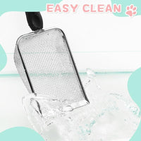 Stainless Steel Litter Scoop — 2.8mm Slots
