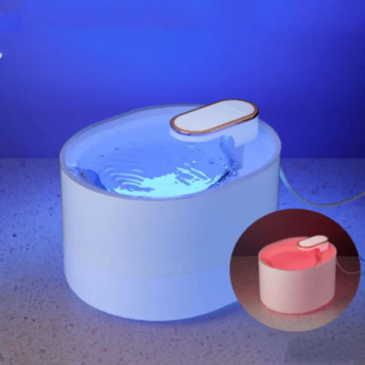 USB Cat Water Fountain with 6 Filters — Premium, Low-Water Alert