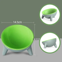 Non-Breakable Cat Bowl with Stand — Rose Red