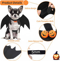 Dog Costume - Dog Halloween Costume With Pumpkin Bell