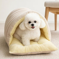 Nest Cat Basket Bed 45 x 30cm — Beige